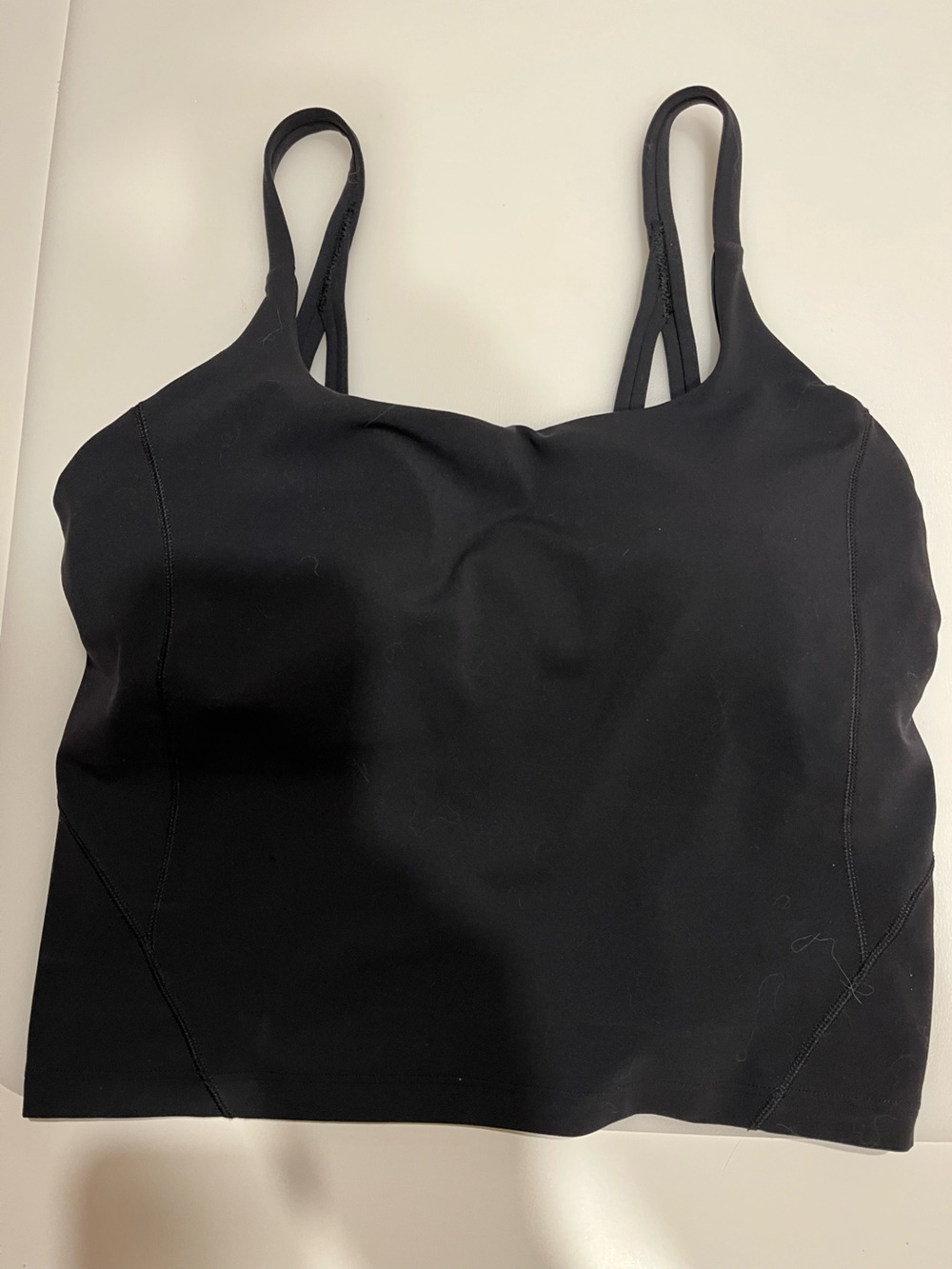 LULULEMON Black Women's Lined Camisole Tank Top